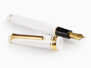 Stylo Plume Sailor Professional Gear Slim Gold, Blanc, 11-1221-410