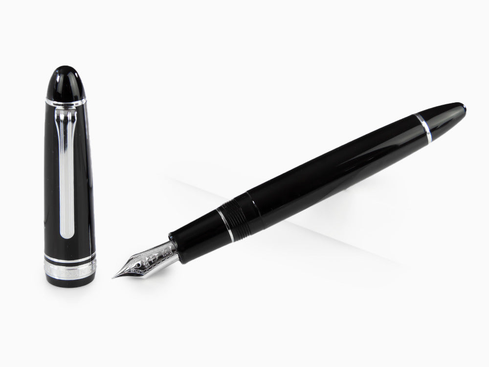 Stylo Plume Sailor 1911 Large Silver Series, Noir, Chrome, 11-2024-420