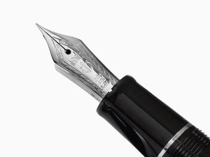 Stylo Plume Sailor 1911 Large Silver Series, Noir, Chrome, 11-2024-420