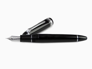 Stylo Plume Sailor 1911 Large Silver Series, Noir, Chrome, 11-2024-420