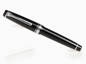 Stylo Plume Sailor Professional Gear Silver, Noir, Chrome, 11-2037-420