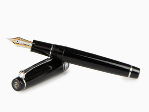 Stylo Plume Sailor Professional Gear Silver, Noir, Chrome, 11-2037-420