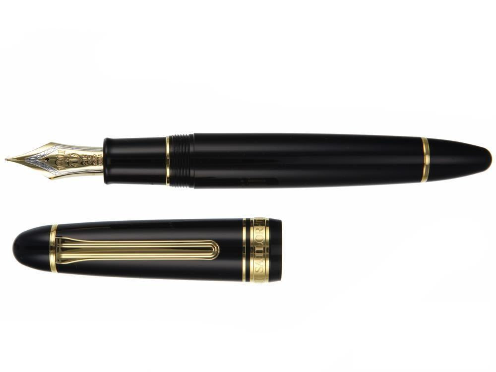 Stylo Plume Sailor King of Pens ST Gold, Noir, Résine, Or 24k, 11-6001