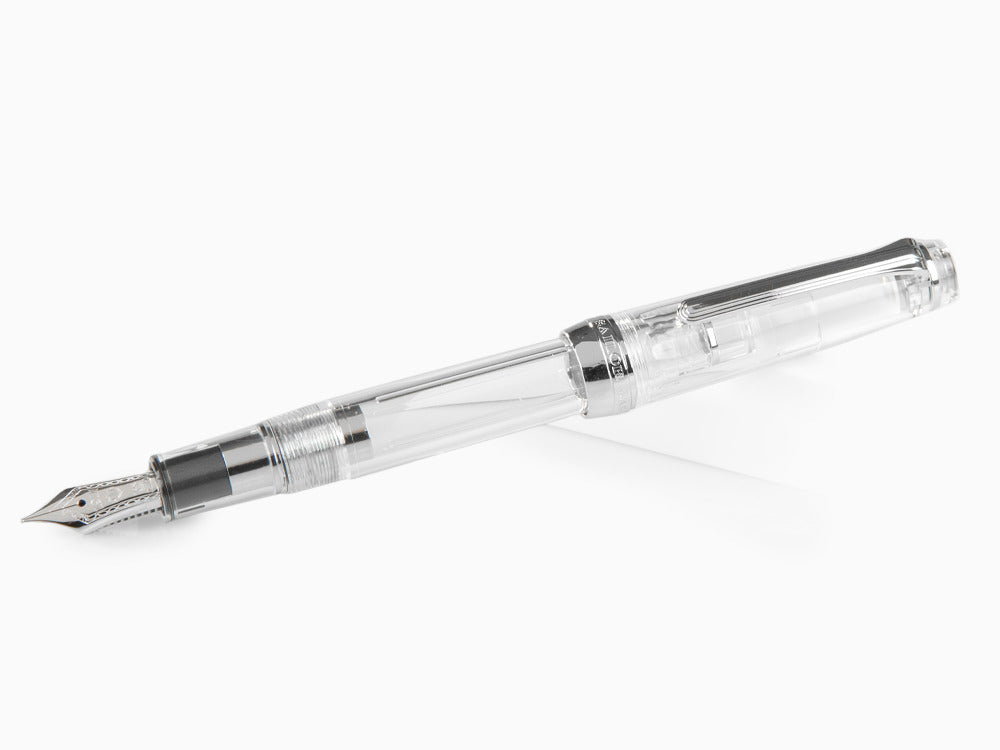 Stylo Plume Sailor Professional Gear Slim Demonstrator Silver, Chrome