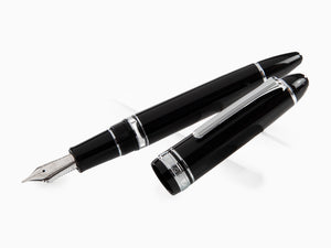 Stylo Plume Sailor 1911 Series Realo, Résine, Noir, Chrome, 11-9379-420