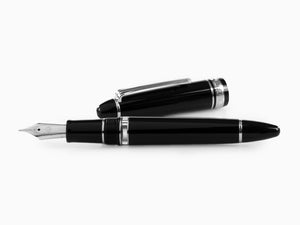 Stylo Plume Sailor 1911 Series Realo, Résine, Noir, Chrome, 11-9379-420