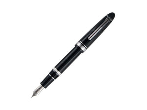 Stylo Plume Sailor 1911 Series Realo, Résine, Noir, Chrome, 11-9379-420