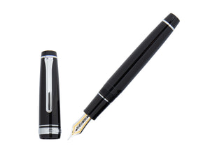 Stylo Plume Sailor Professional Gear Silver, Noir, Chrome, 11-2037-420