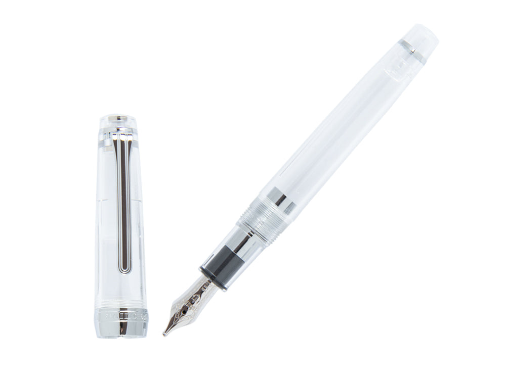 Stylo Plume Sailor Professional Gear Slim Demonstrator Silver, Chrome