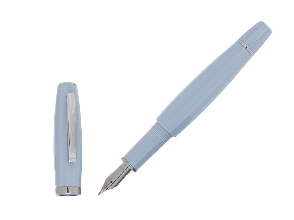 Stylo Plume Scribo Feel, Bleue, Ruthénium, Plume Flex, FEEFP03RT1403