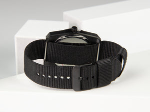 Montre à Quartz Tibaldi Men's, Noir, 39mm x 46mm, Bracelet textile, TMM-SS-GG