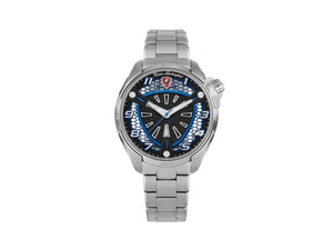 Montre à Quartz Tonino Lamborghini Shock Abs, Bleu, 42 mm, Bracelet, TLABSB-SS-B