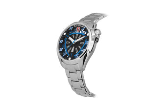 Montre à Quartz Tonino Lamborghini Shock Abs, Bleu, 42 mm, Bracelet, TLABSB-SS-B