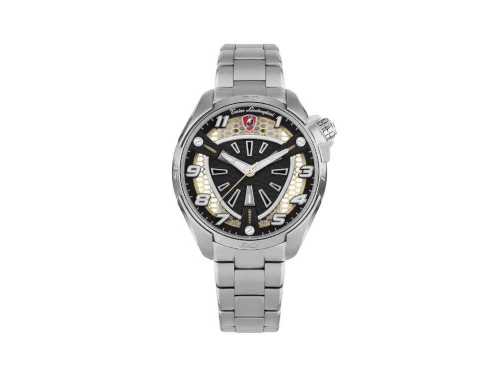 Montre à Quartz Tonino Lamborghini Shock Abs, 42 mm, Bracelet, TLABSRG-SS-B