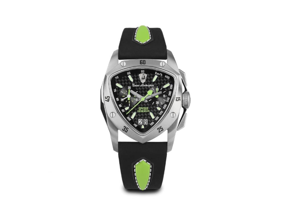 Montre à Quartz Tonino Lamborghini New Spyder Green, 43 mm, Chrono, TLF-A13-3