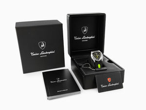 Montre à Quartz Tonino Lamborghini New Spyder Green, 43 mm, Chrono, TLF-A13-3