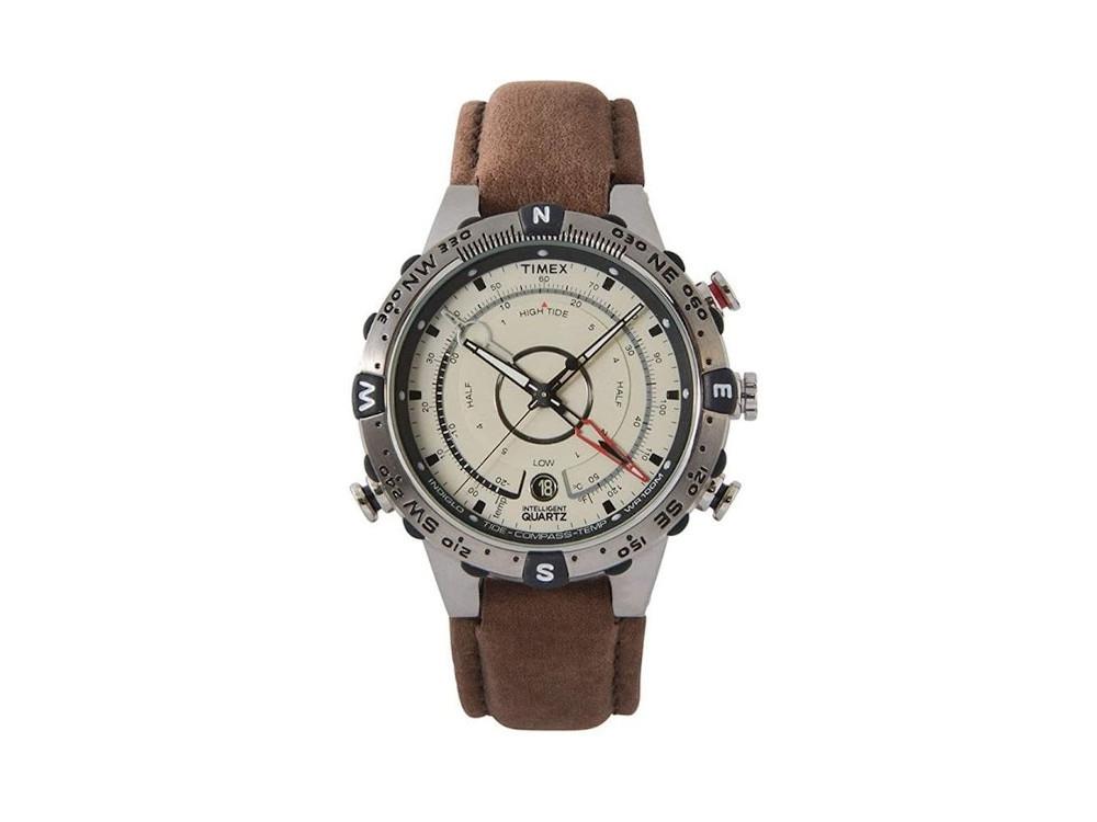 Montre à Quartz Timex Tide, Beige, 45 mm, T2N721