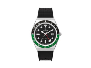 Montre à Quartz Timex Q Timex GMT, Noir, 38 mm, TW2W57500