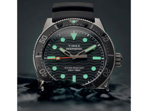 Montre à Quartz Timex DeepWater Reef 200, Noir, 41 mm, TW2W74700