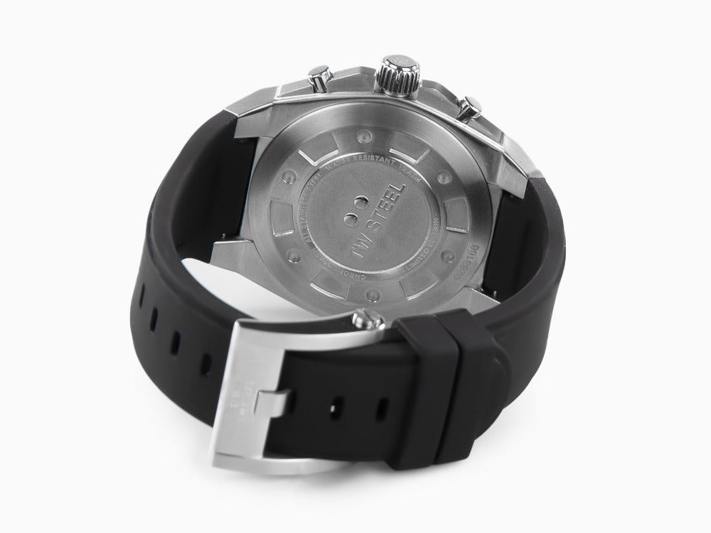 Montre à Quartz TW Steel Ceo Tech 44mm, Noir, 44 mm, Caoutchouc, 10 atm, CE4041