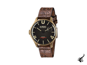 Montre à Quartz U-Boat Capsoil Capsoil Darkmoon IP Bronce, Noir, 44 mm, 8467/A