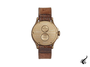 Montre à Quartz U-Boat Capsoil Capsoil Darkmoon IP Bronce, Noir, 44 mm, 8467/A