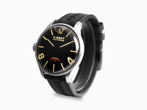 Montre à Quartz U-Boat Capsoil Darkmoon 44 SS, Noir, 44 mm, 8463/A