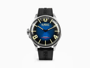 Montre à Quartz U-Boat Capsoil Darkmoon Soleil Blue SS, 44 mm, 8704