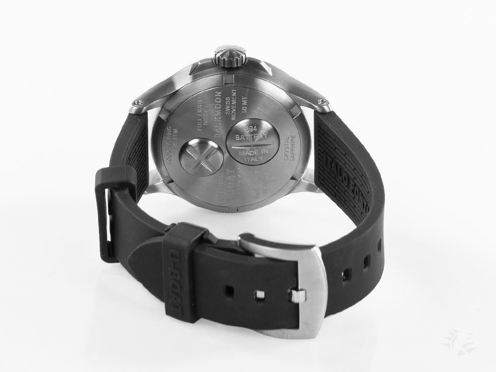 Montre à Quartz U-Boat Capsoil Darkmoon, Acier Inoxydable, 40 mm, Noir, 9018