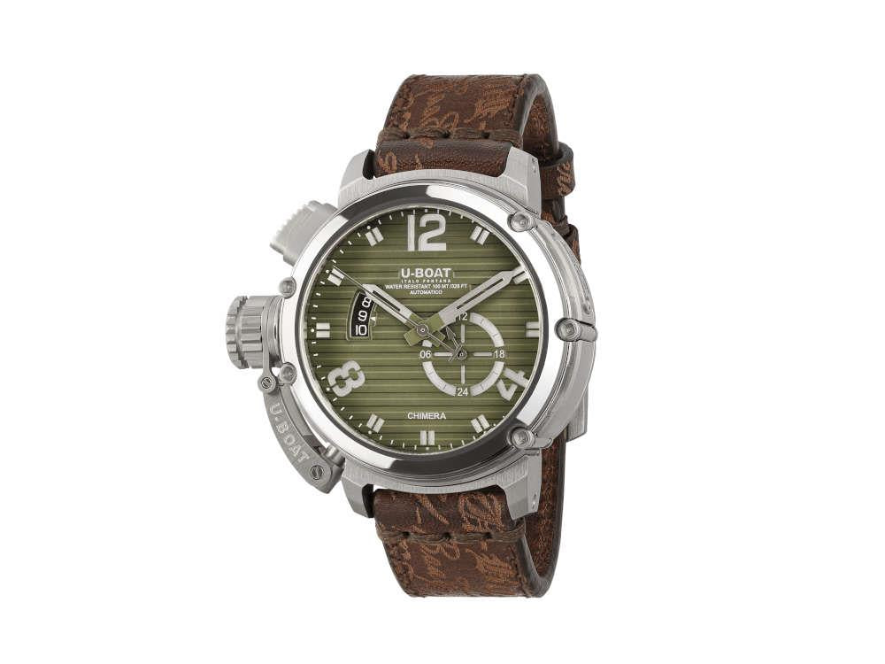 Montre Automatique U-Boat Chimera SS Vert, 46 mm, Edition Limitée, 9604