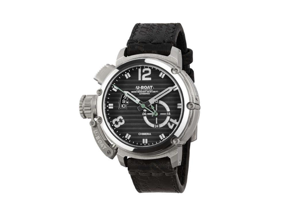 Montre Automatique U-Boat Chimera SS Nero, Noir, 46 mm, Edition Limitée, 9605