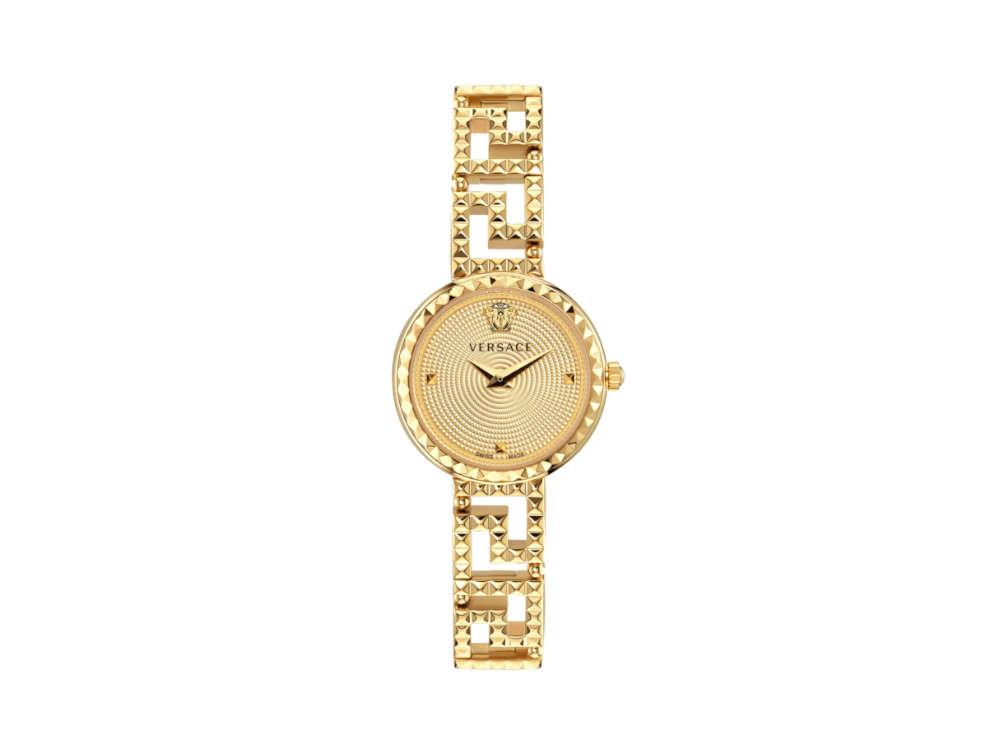 Montre à Quartz Versace Greca Goddess, PVD Or, Doré, 28 mm, VE7A00323