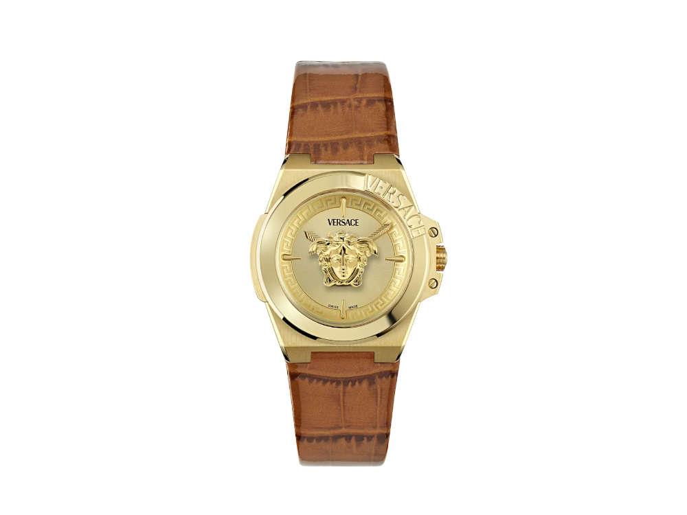 Montre à Quartz Versace HerA, PVD Or, Doré, 37 mm, Verre de saphir, VE8D00224