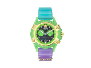 Montre à Quartz Versace Icon Active Chrono, Polycarbonate, 44 mm, VE8P00524