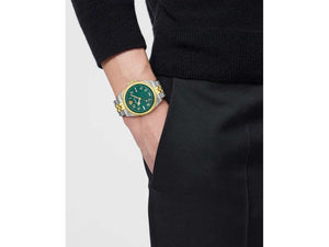 Montre à Quartz Versace Anteo, PVD Or, Vert, 41 mm, Verre de saphir, VE9H00524