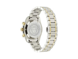 Montre à Quartz Versace Chrono X, Acier Recyclé, Vert, 44 mm, VE9K00424