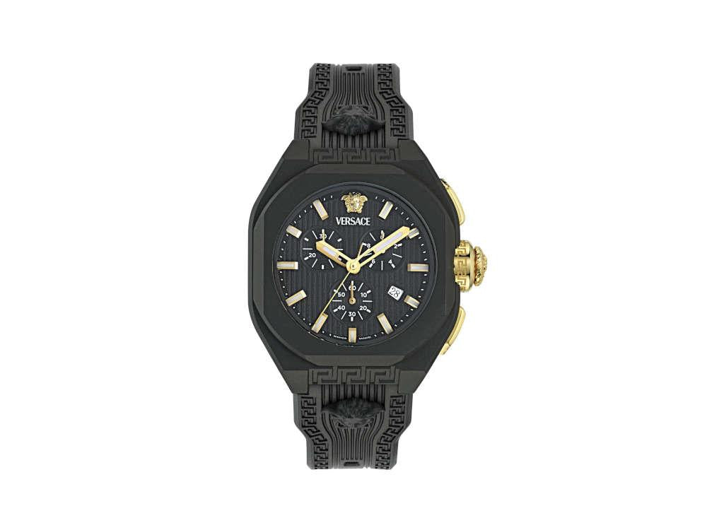 Montre à Quartz Versace Legend Chrono, Ecocéramique, Noir, 44 mm, VE9L00124