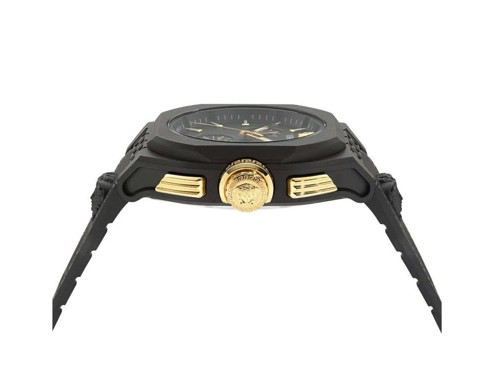 Montre à Quartz Versace Legend Chrono, Ecocéramique, Noir, 44 mm, VE9L00124