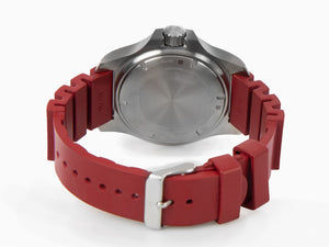 Montre à Quartz Victorinox I.N.O.X., Rouge, 45 mm, Bracelet en caoutchouc