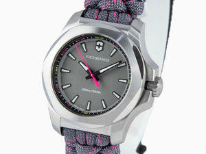 Montre à Quartz Victorinox I.N.O.X. Ladies, Acier Inoxydable, Gris, 37 mm