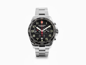 Montre à Quartz Victorinox Fieldforce, Noir, 42 mm, Chronographe, V241855