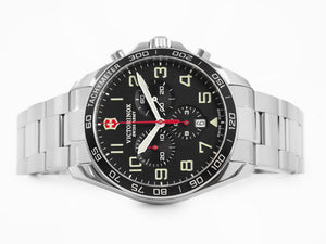 Montre à Quartz Victorinox Fieldforce, Noir, 42 mm, Chronographe, V241855