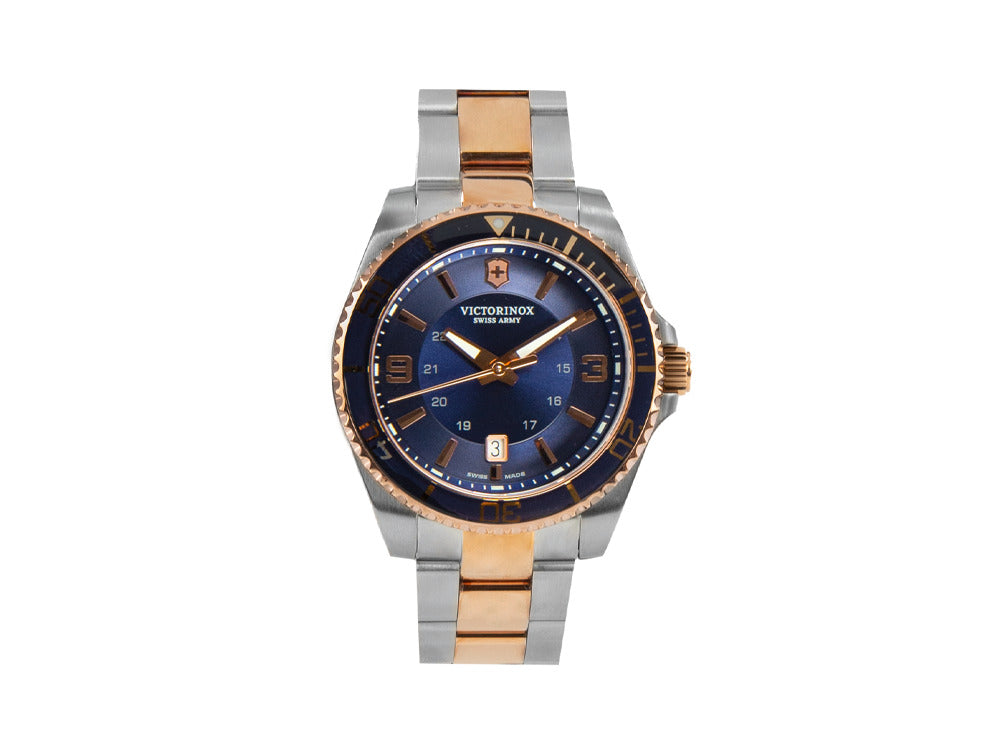 Montre à Quartz Victorinox Maverick, Bleu, 43mm, Acier inoxidable, V241950