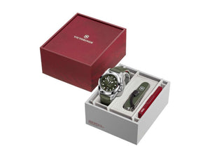 Montre Automatique Victorinox I.N.O.X., Vert, 41 mm, 20 atm, Jour, V242017.1