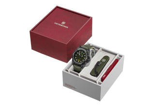 Montre Automatique Victorinox I.N.O.X., Fibre de carbone, Vert, 41 mm, V242021.1