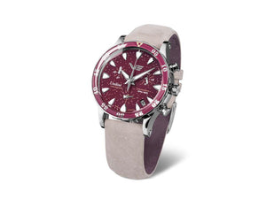 Montre à Quartz Vostok Europe Undiné Cranberry, Édition Limitée, VK68-515A774