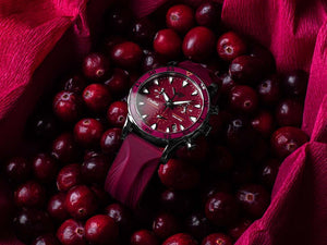 Montre à Quartz Vostok Europe Undiné Cranberry, Édition Limitée, VK68-515A774