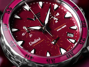 Montre à Quartz Vostok Europe Undiné Cranberry, Édition Limitée, VK68-515A774