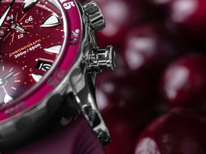 Montre à Quartz Vostok Europe Undiné Cranberry, Édition Limitée, VK68-515A774