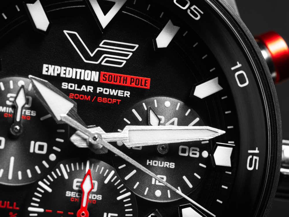 Montre à Quartz Vostok Europe Expedition South Pole, Noir, 43mm LE, VR42-592A761